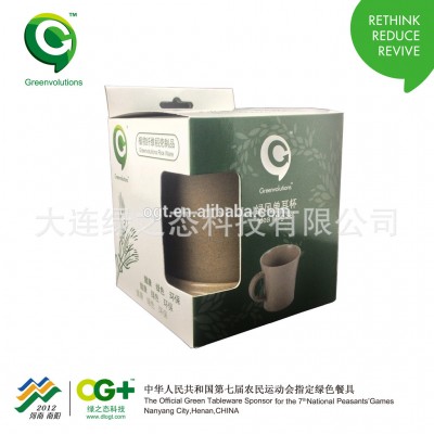 Eco-friendly round plate size(L) cup